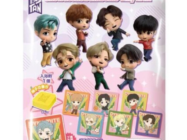 『Dynamite・IDOL』の衣装を着たTinyTANのバスブロマイド付き入浴剤が2/14新発売✨